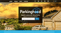 Desktop Screenshot of parkinghood.com