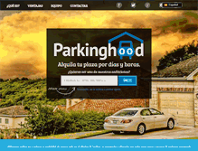 Tablet Screenshot of parkinghood.com